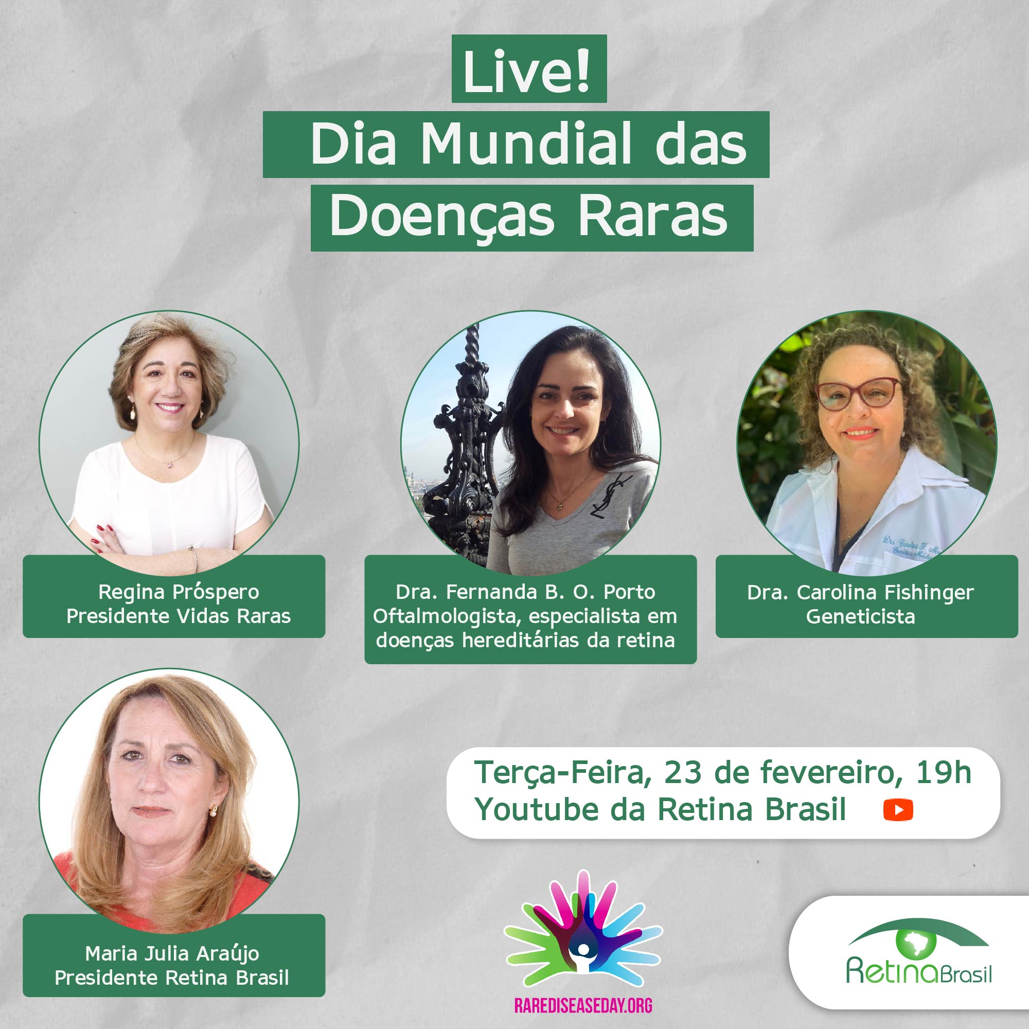 Live Dia Mundial Das Doen As Raras Retina Brasil