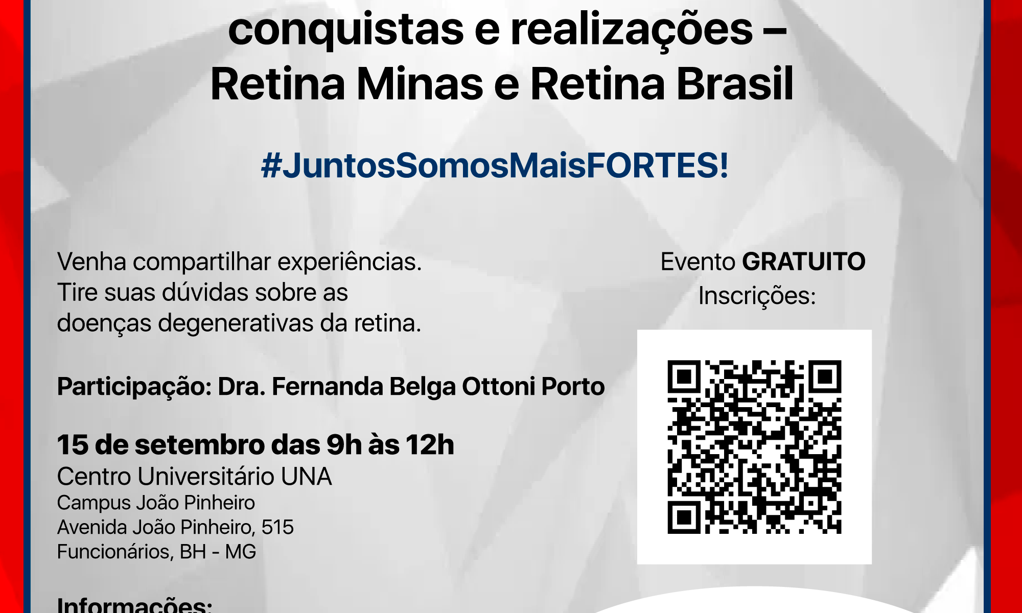 Dia Mundial da Retina: Um encontro para comemorar novas conquistas e realizações – Retina Minas e Retina Brasil