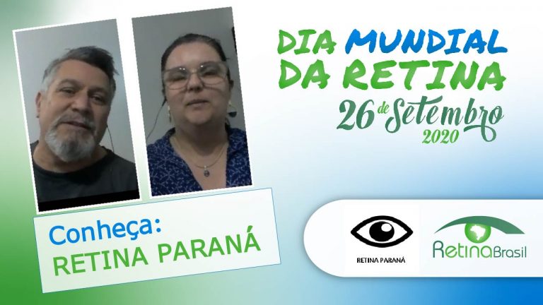 #DescriçãoDaImagem imagem de capa do vídeo. A Imagem mostra um frame do vídeo e está escrito Dia Mundial da Retina 26 de setembro de 2020