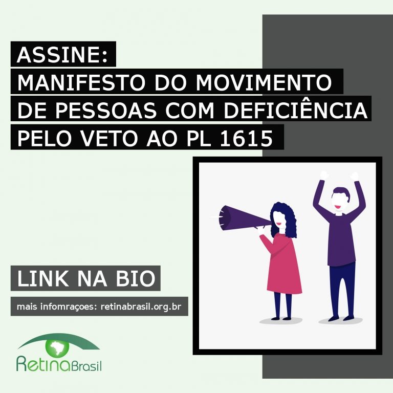 imagem de fundo preto, cinza e branco está escrita a chamada para assinar o manifesto!