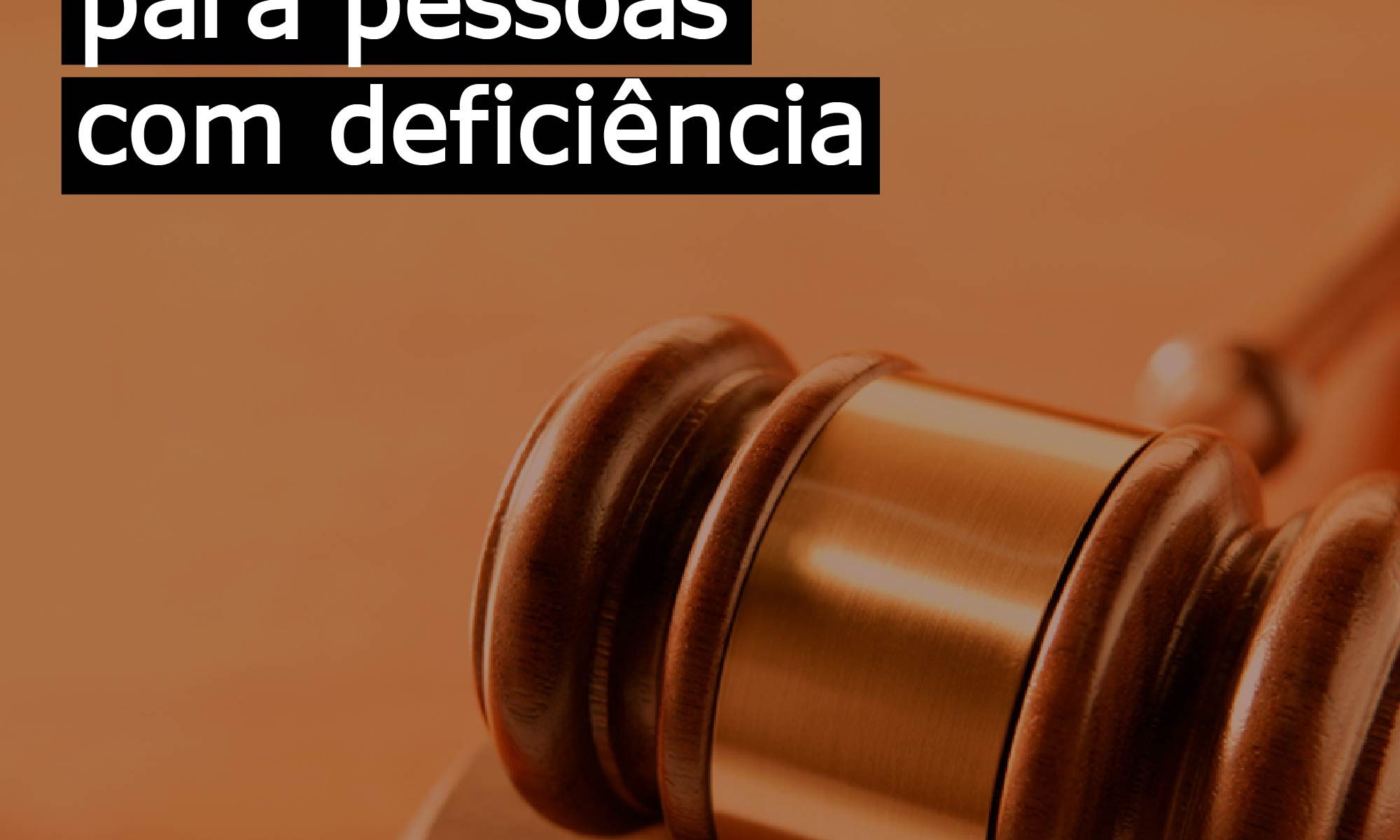 imagem em tons escurros, há um martelo de justica e está escrito: "Passe livre para pessoas com deficiência" #direitospcd e há a logo da retina brasil
