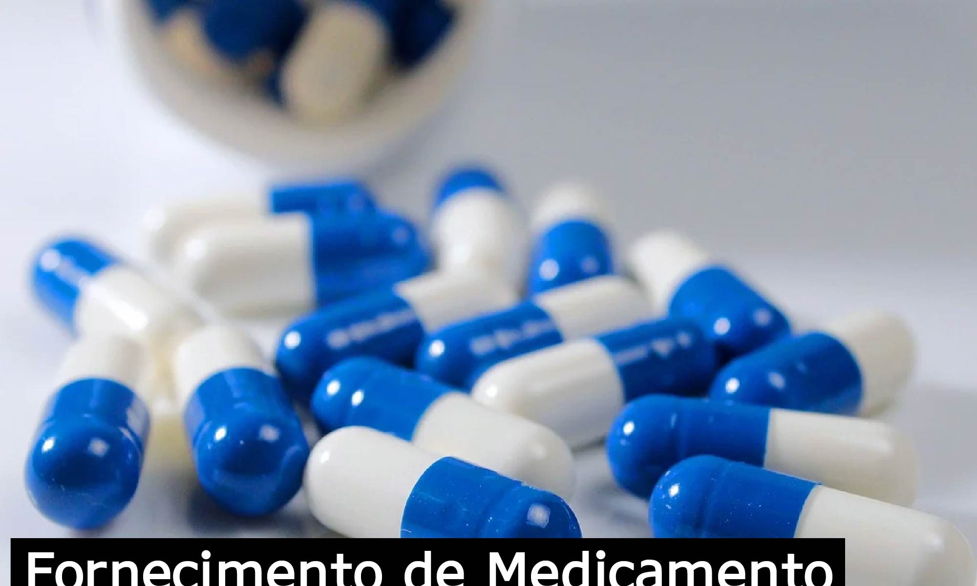 imagem de vários comprimidos em tons branco e azul. Está escrito: "Fornecimento de Medicamento e Tratamento pelo SUS e planos de Saúde" e #direitospcd há ainda a logo da Retina Brasil