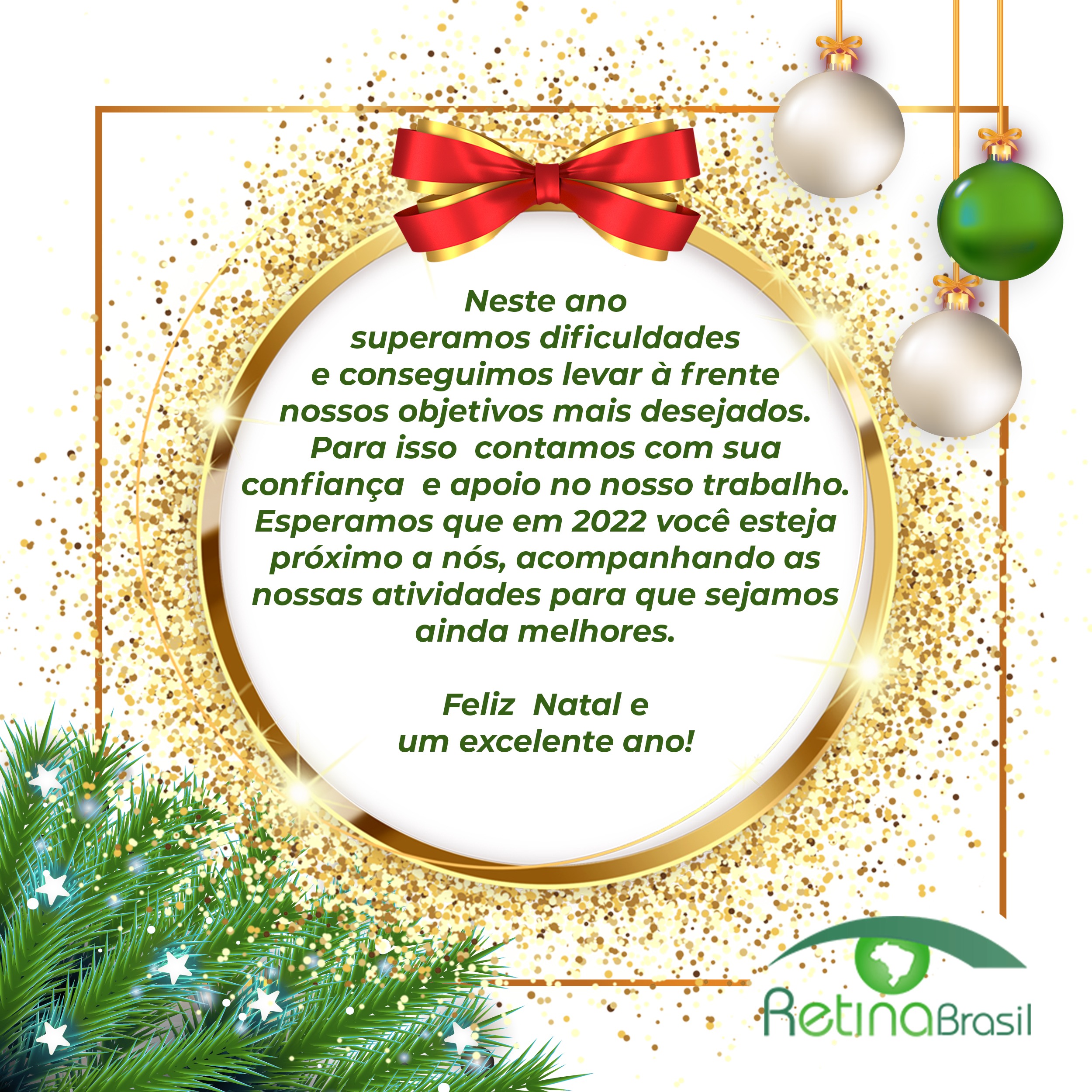 Feliz Natal da Retina Brasil — Retina Brasil